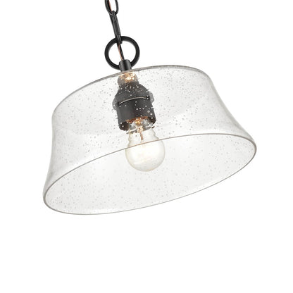 1 Light Linear Pendant, Clear