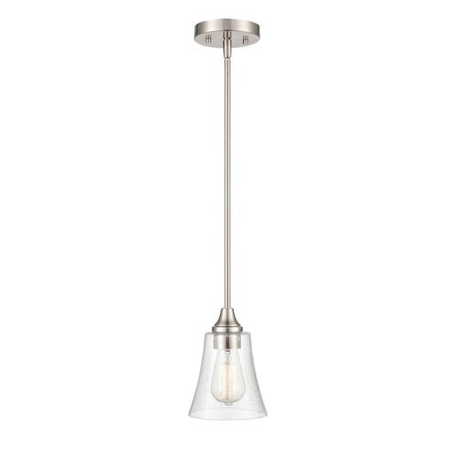Millennium Lighting Caily 1 Light Linear Pendant, Brushed Nickel/Clear - 2121-BN
