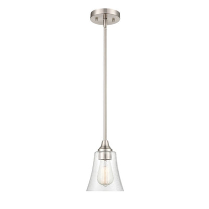 1 Light Linear Pendant, Clear