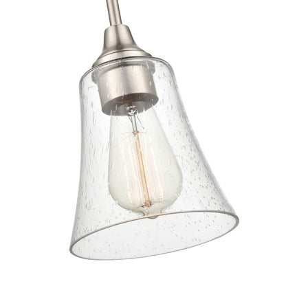 1 Light Linear Pendant, Clear