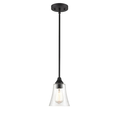 1 Light Linear Pendant, Clear