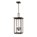 Millennium Barkeley 4 Light 27" Outdoor Hanging Lantern, Bronze - 2605-PBZ