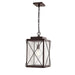 Millennium Robinson 1 Light 18.5" Outdoor Hanging Lantern, Bronze - 2615-PBZ