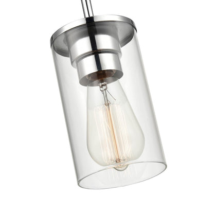 1 Light Pendant, Clear