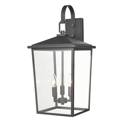 Millennium Lighting Fetterton 3-Lt Large Outdoor Hanging Lantern, BK - 2974-PBK