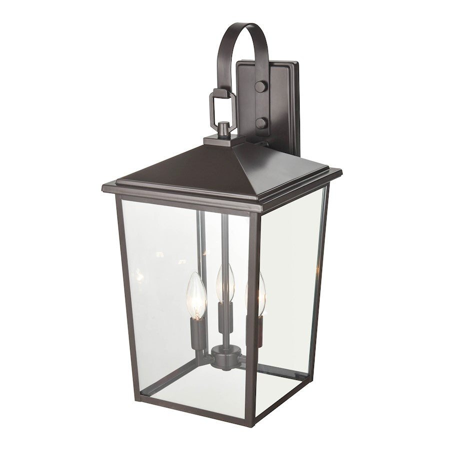 Millennium Lighting Fetterton 3-Lt Large Outdoor Hanging Lantern, BZ - 2974-PBZ