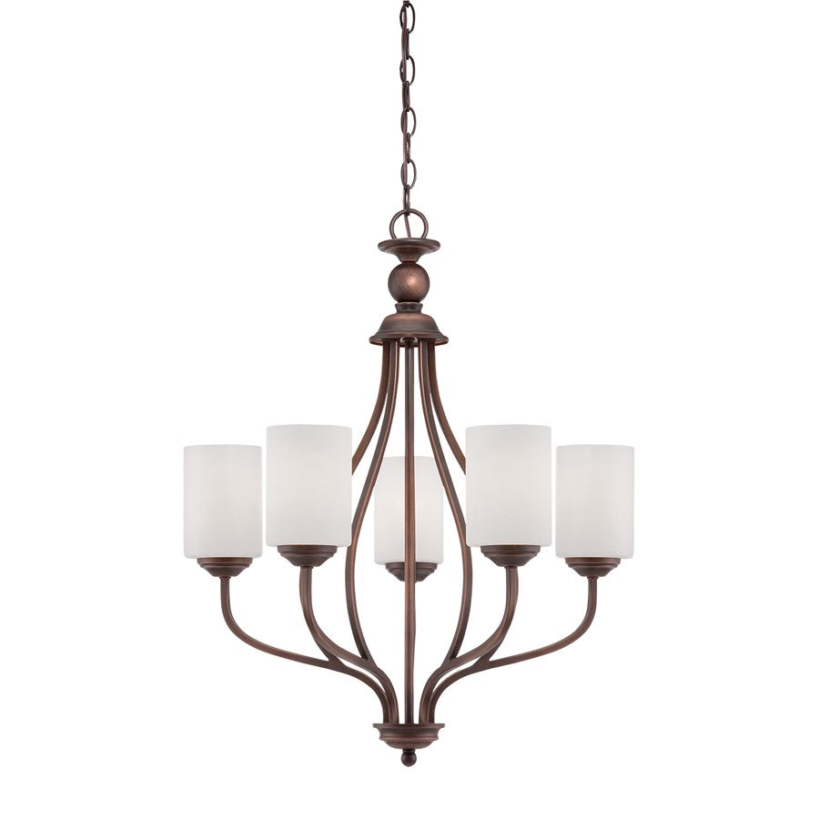 Lansing Chandelier Light, Rubbed Bronze