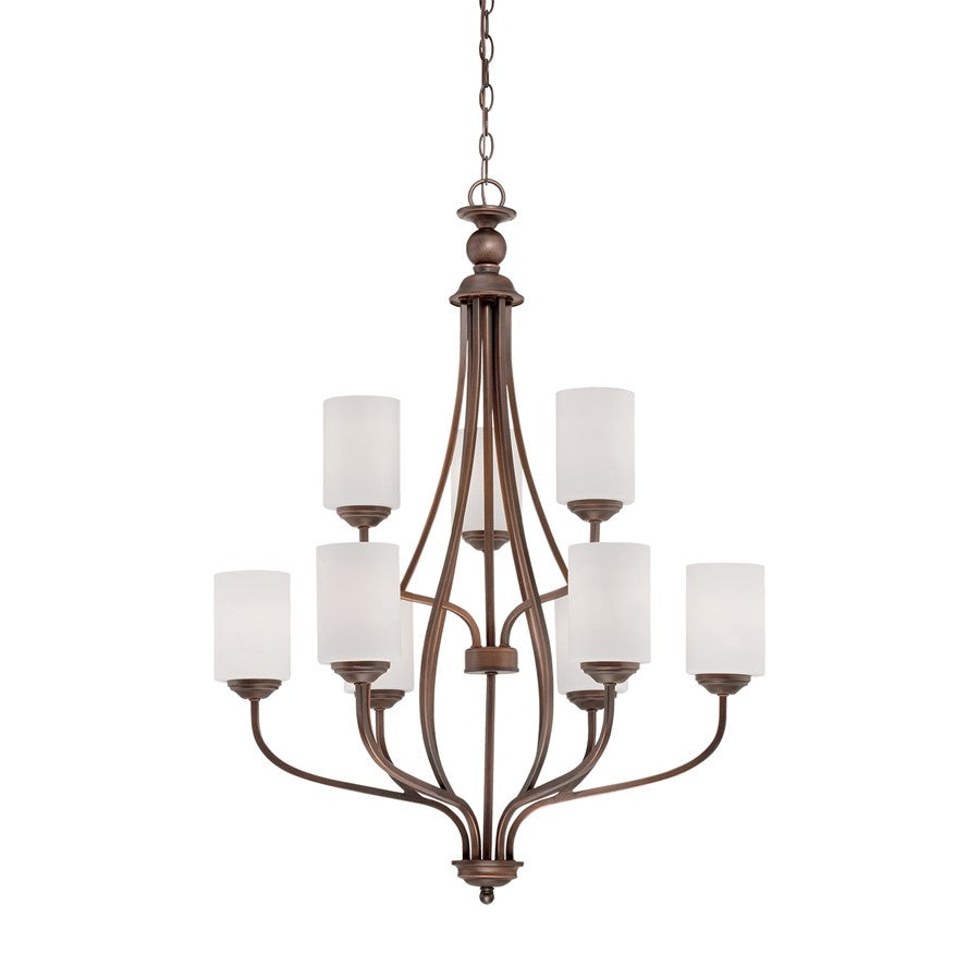 Lansing Chandelier Light, Rubbed Bronze