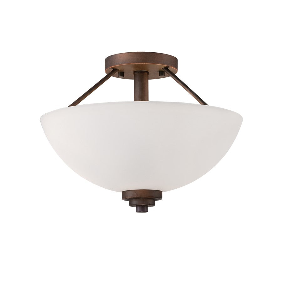 Millennium Lighting Durham 2-Light Semi-Flush Mount