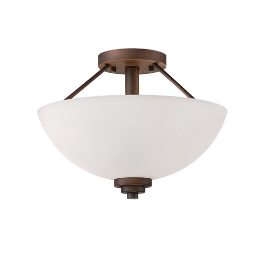 Millennium Lighting Durham 2-Light Semi-Flush Mount