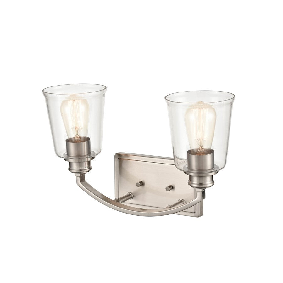 Millennium Forsyth 2 Light 9" Vanity, Brushed Nickel - 3602-BN