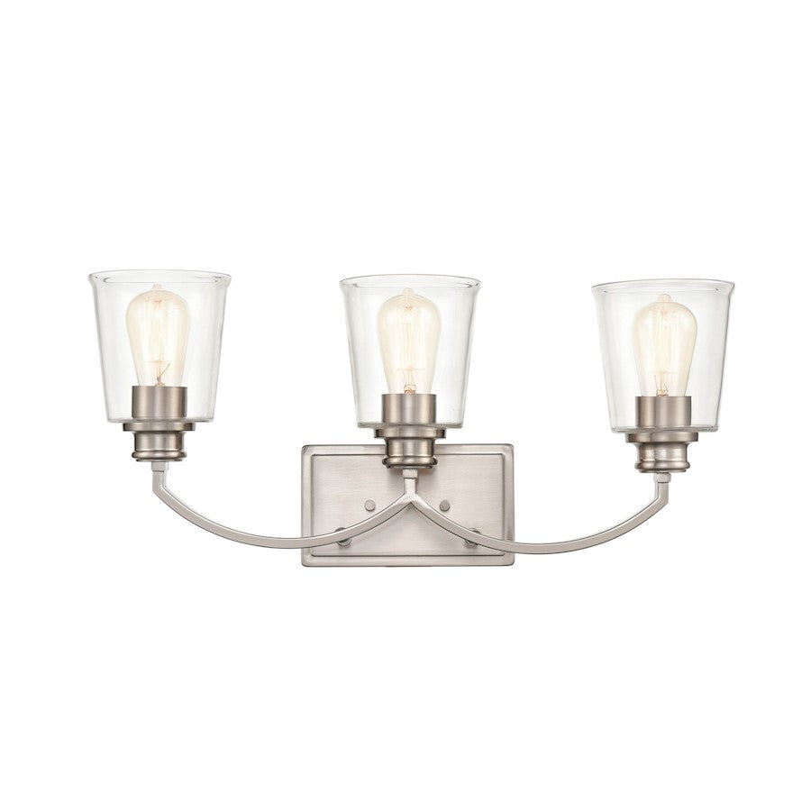 Millennium Forsyth 3 Light 9" Vanity, Brushed Nickel - 3603-BN