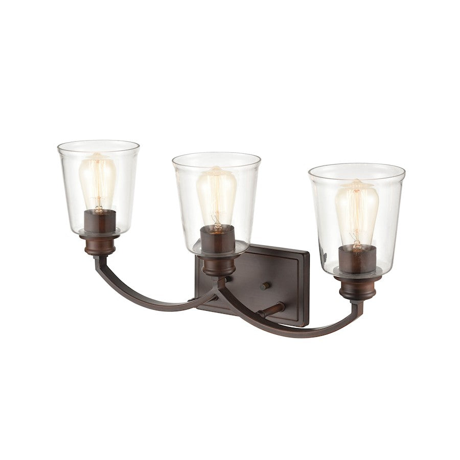 Millennium Forsyth 3 Light 9" Vanity, Rubbed Bronze - 3603-RBZ