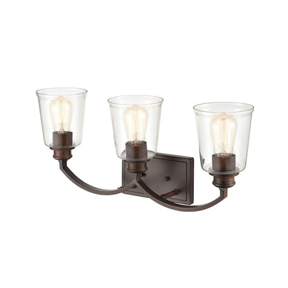 Millennium Forsyth 3 Light 9" Vanity, Rubbed Bronze - 3603-RBZ