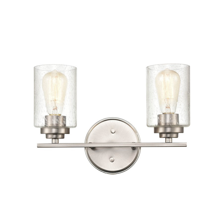 Millennium 2 Light 7.875" Vanity, Satin Nickel - 3682-SN