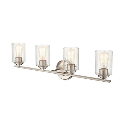 Millennium 4 Light 7.875" Vanity, Satin Nickel - 3684-SN