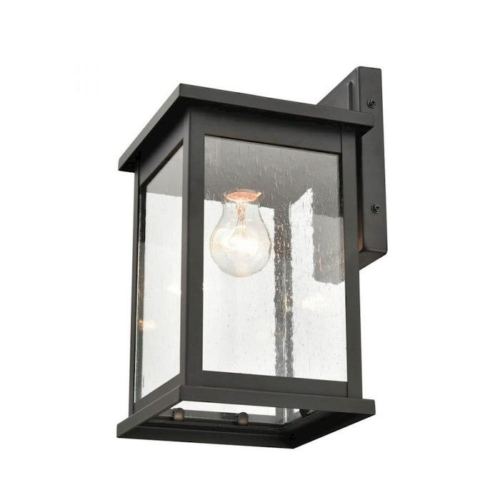 Millennium Bowton 1 Light 13" Outdoor Hanging Lantern, Black - 4111-PBK