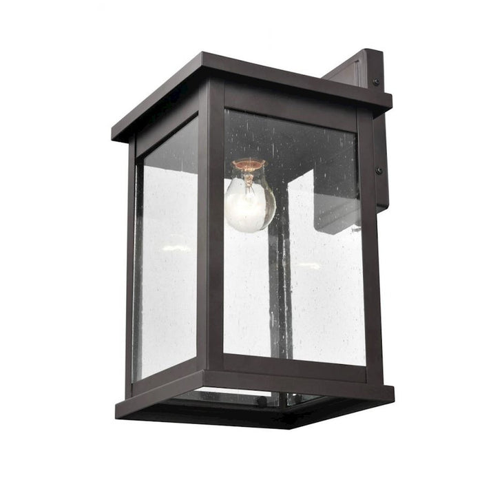 Millennium Bowton 1 Light 15.25" Outdoor Hanging Lantern, Bronze - 4121-PBZ