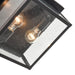 Millennium Evanton 2 Light 5.25" Outdoor Lantern, Bronze/Clear - 4122-PBZ