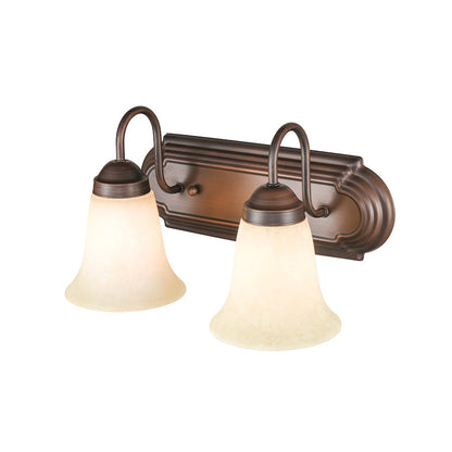 2 Light Bathroom Vanity Light, Bronze