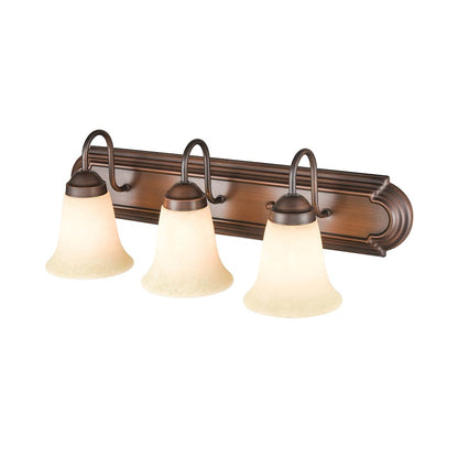 3 Light Bathroom Vanity Light, Bronze