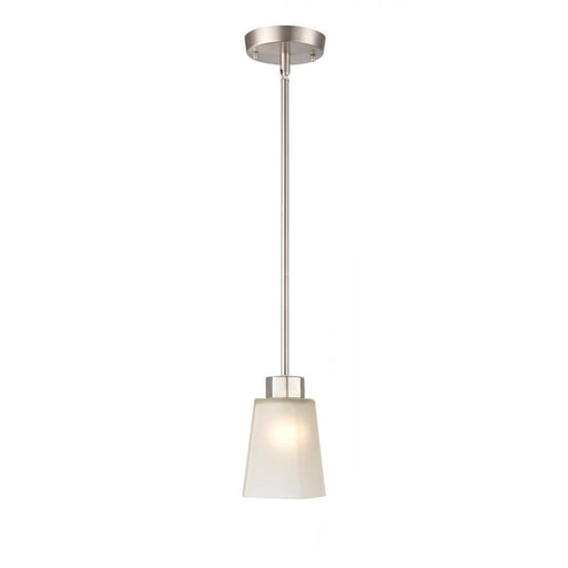 Millennium Coley 1 Light 45.125" Pendant, Brushed Nickel/Frosted - 4261-BN