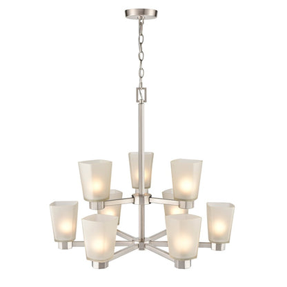 Coley Chandelier, Frosted