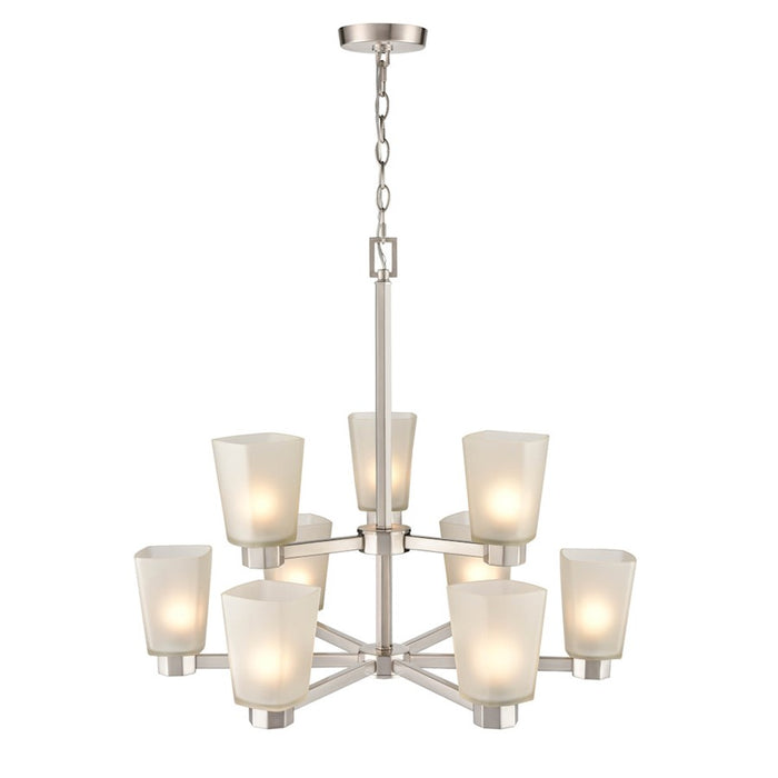 Millennium Coley Chandelier, Frosted