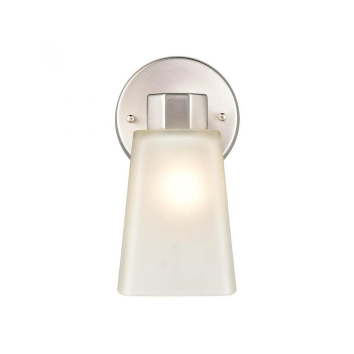Millennium Coley 1 Light 8.875" Wall Sconce, Brushed Nickel/Frosted - 4271-BN