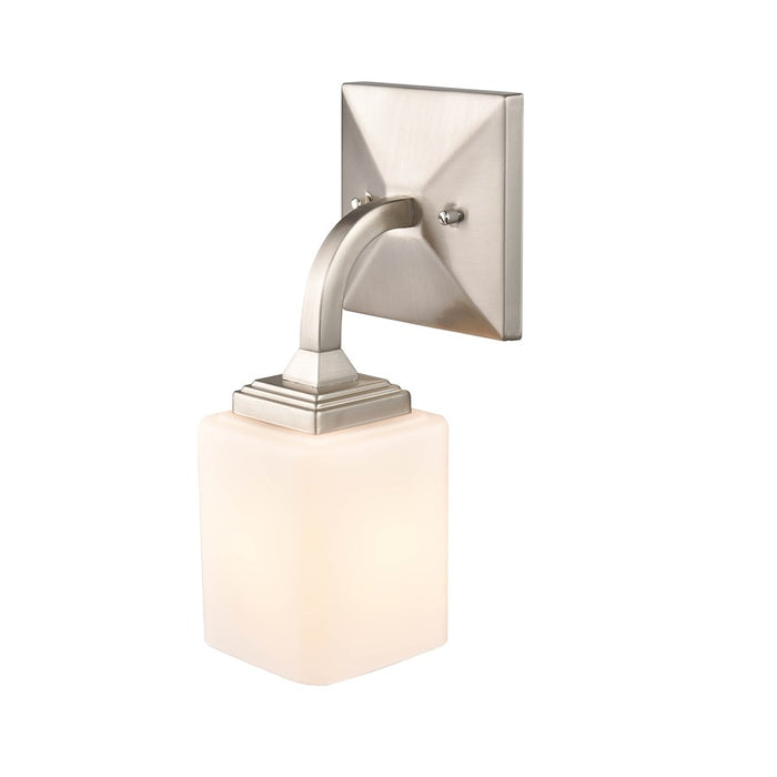 Millennium Lighting Eddison 1 Light Wall Sconce, Frosted Opal