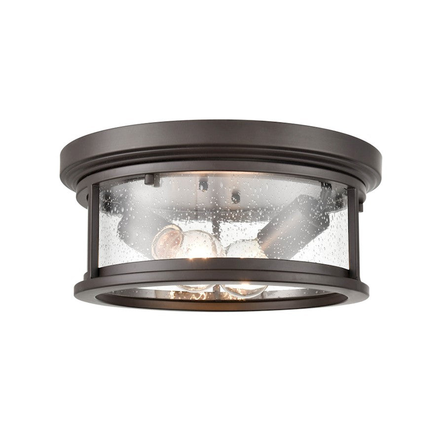 Millennium Bresley 2 Light 5.25" Outdoor Flush