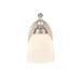 Millennium Lighting 1 Light Wall Sconce, Satin Nickel/Etched White - 4421-SN