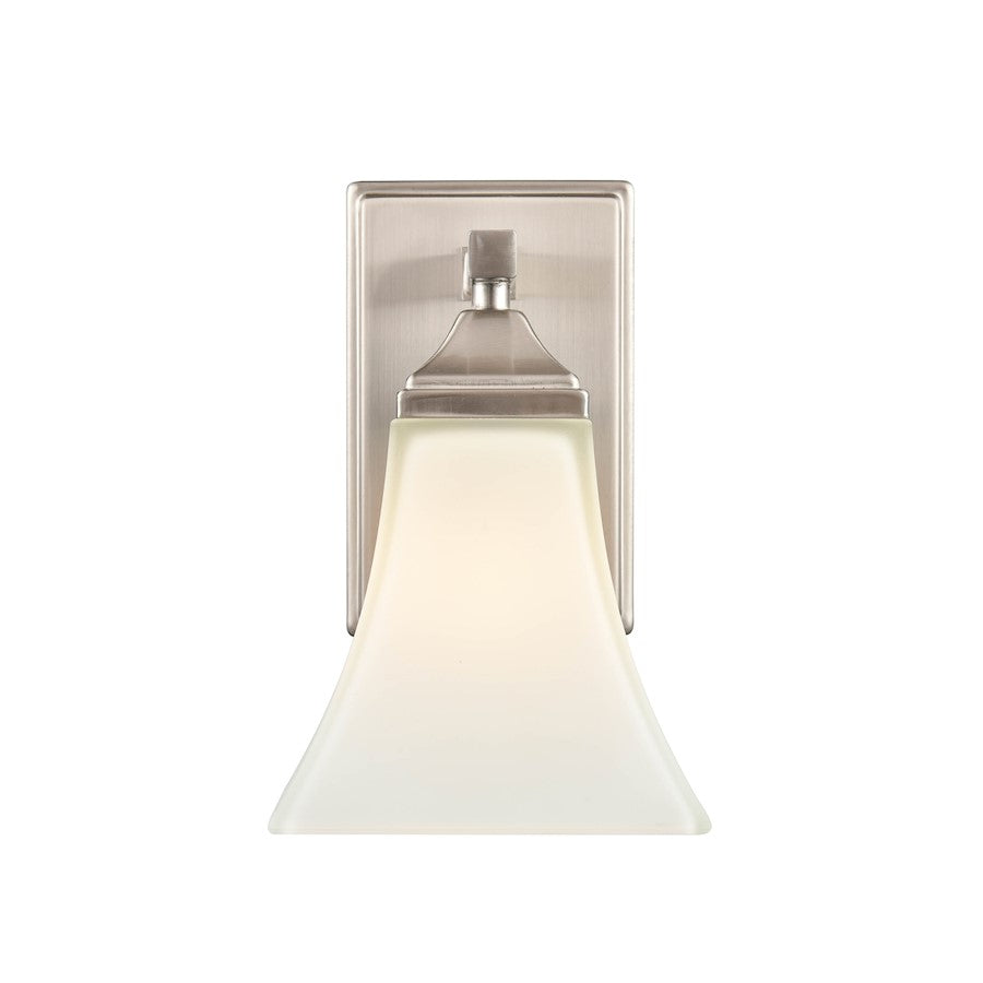 Millennium Lighting 11" 1 Light Wall Sconce, Chrome/Etched White - 4501-CH