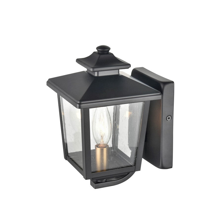 Millennium Eldrick 1 Light Outdoor Lantern, Clear