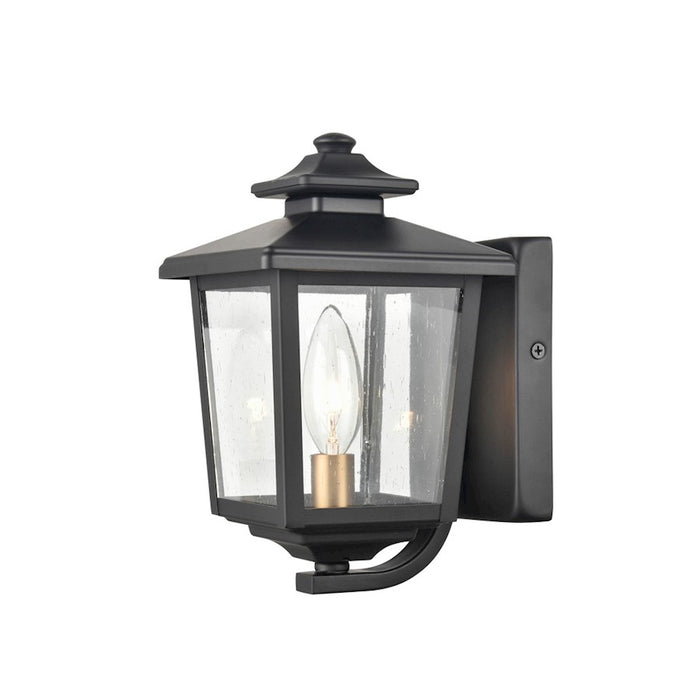Millennium Eldrick 1 Light Outdoor Lantern, Clear
