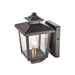 Millennium Eldrick 1 Light 9.125" Outdoor Lantern, Bronze/Clear - 4611-PBZ