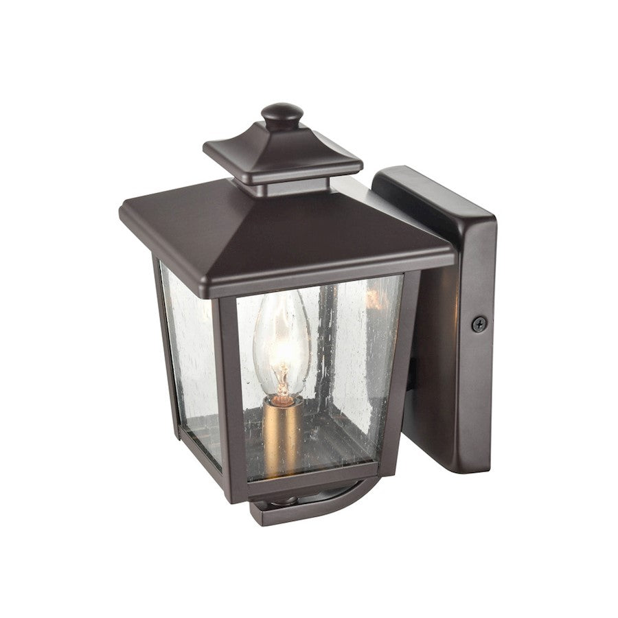 Millennium Eldrick 1 Light Outdoor Lantern, Clear