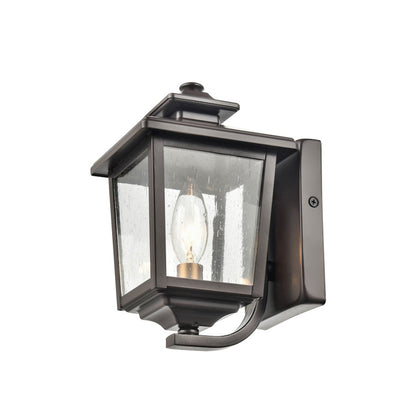 Millennium Eldrick 1 Light Outdoor Lantern, Clear