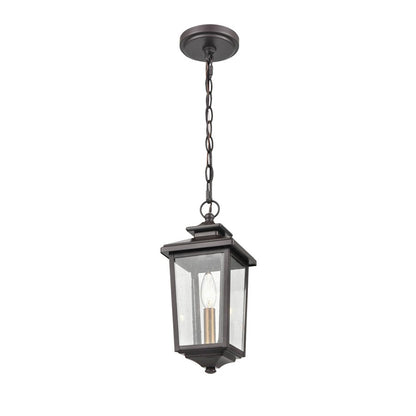 Millennium Eldrick Outdoor Hanging Lantern, Clear