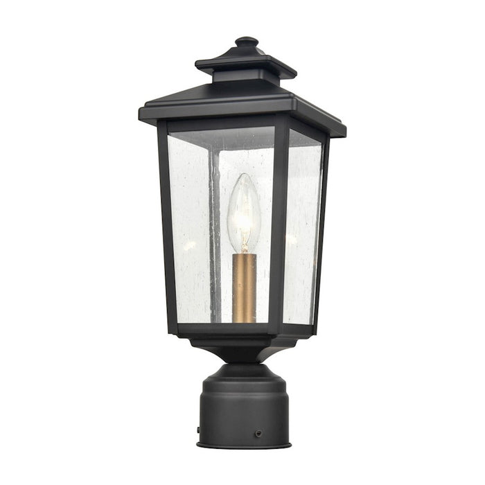 Millennium Eldrick 1 Light 14.375" Outdoor Post Lantern, Clear