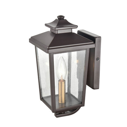 Millennium Eldrick 1 Light Outdoor Lantern, Clear