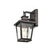 Millennium Bellmon 1 Light 10" Outdoor Hanging Lantern, Bronze/Clear - 4701-PBZ