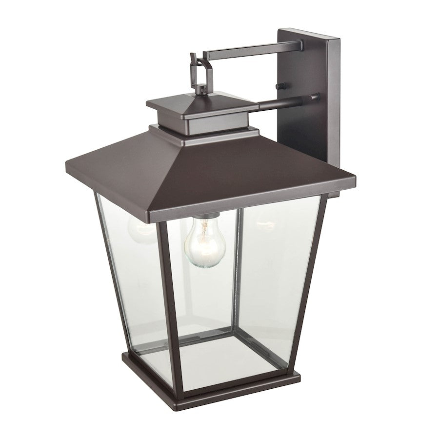 Millennium Lighting Bellmon 1 Lt 17" Outdoor Sconce, Bronze/Clear - 4721-PBZ