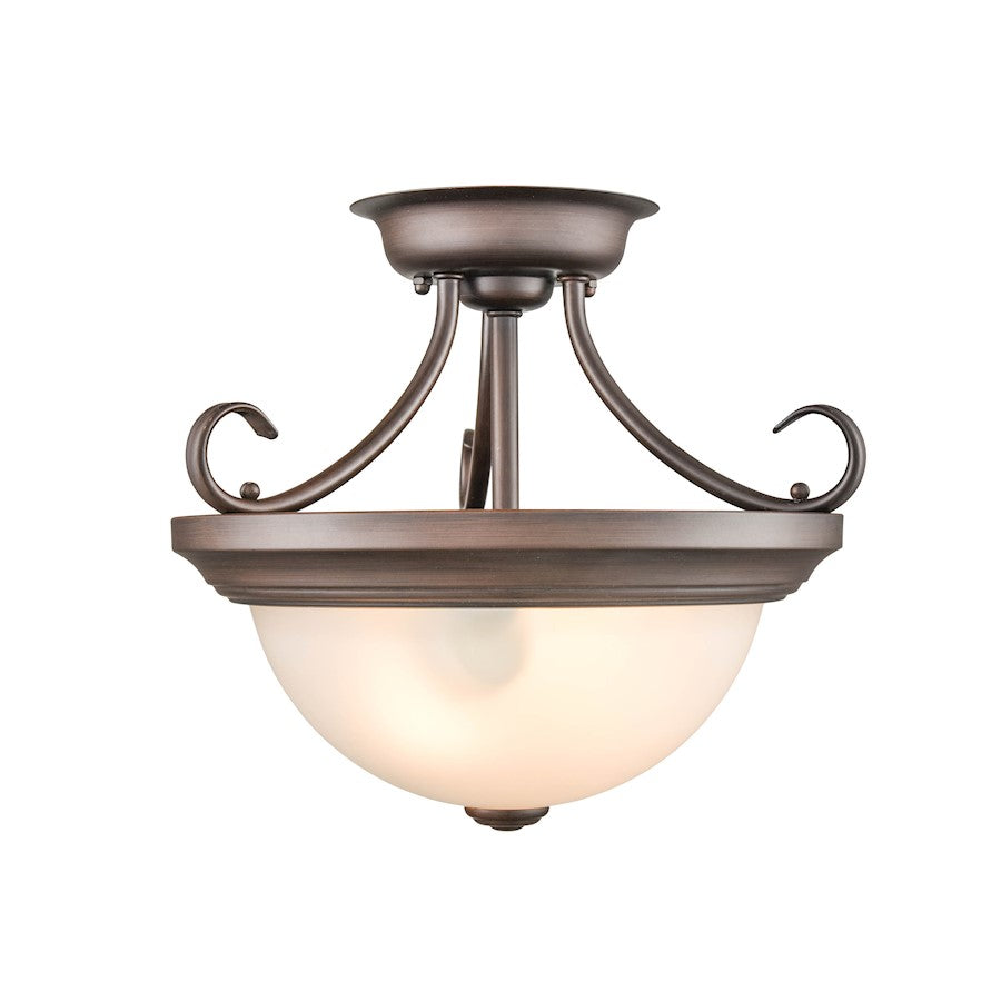 Millennium Lighting 13" 2 Light Semi-Flush