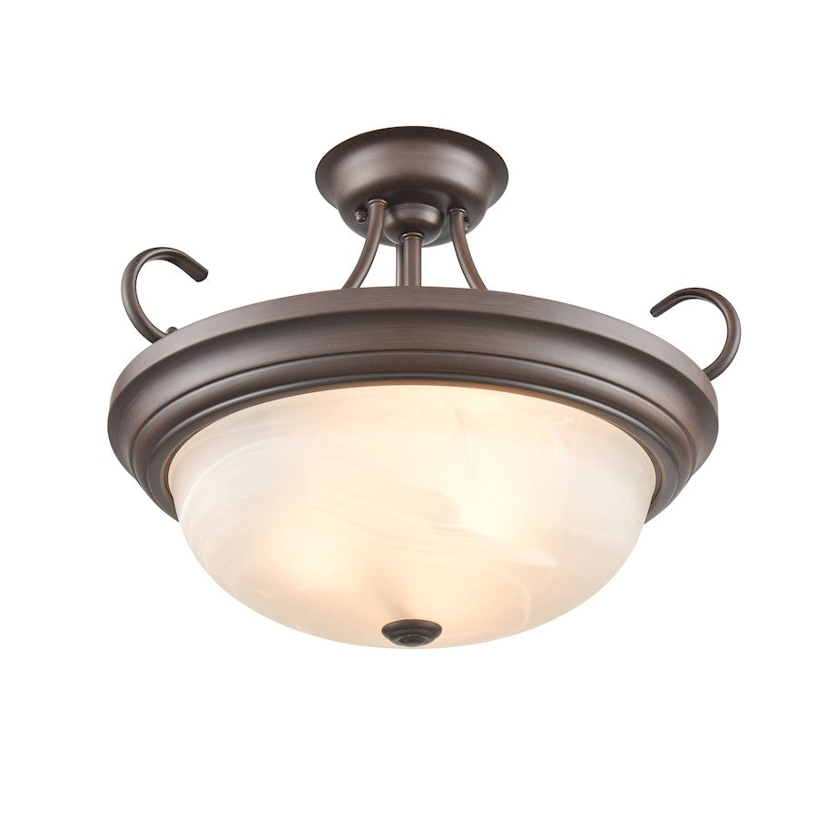 Millennium Lighting 3 Light Semi-Flush