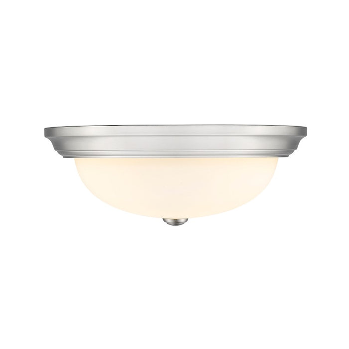 Millennium Lighting 3 Light Flushmount, Chrome/Etched White - 4905-CH