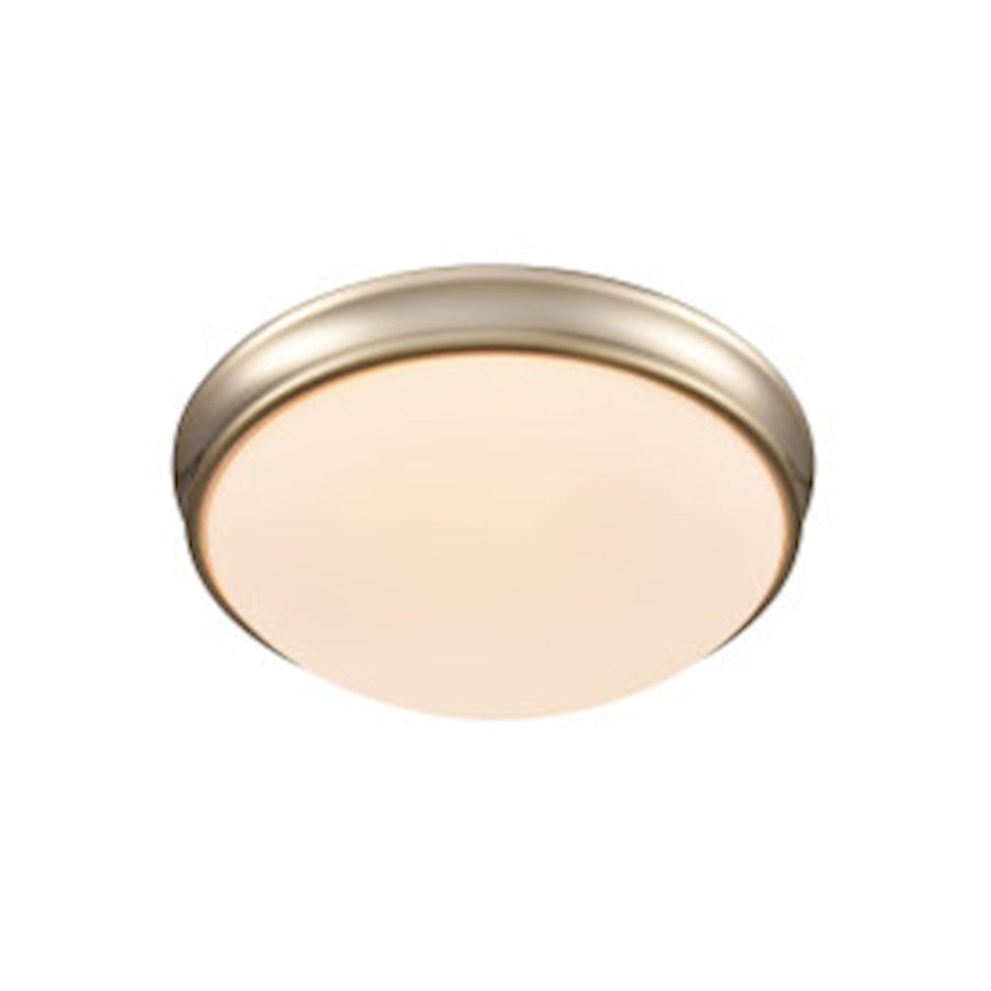 Millennium Lighting 2 Light Flush Mount, Modern Gold/Etched White - 5223-MG