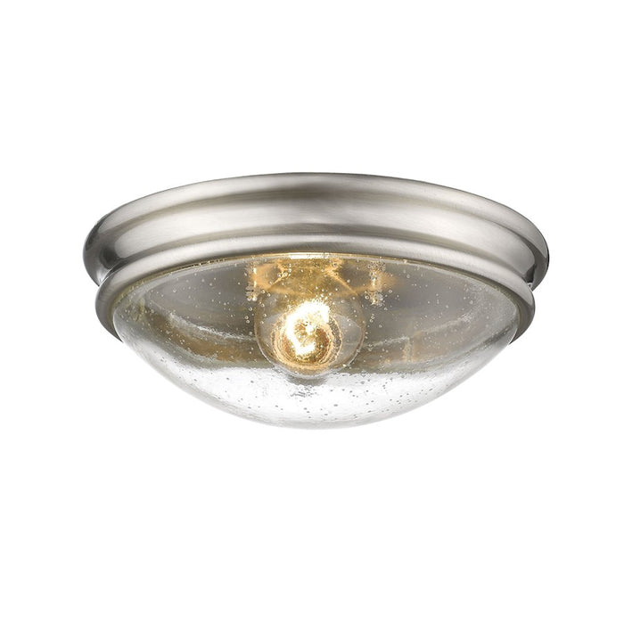 Millennium Lighting Flushmount with Clear Seeded Glass