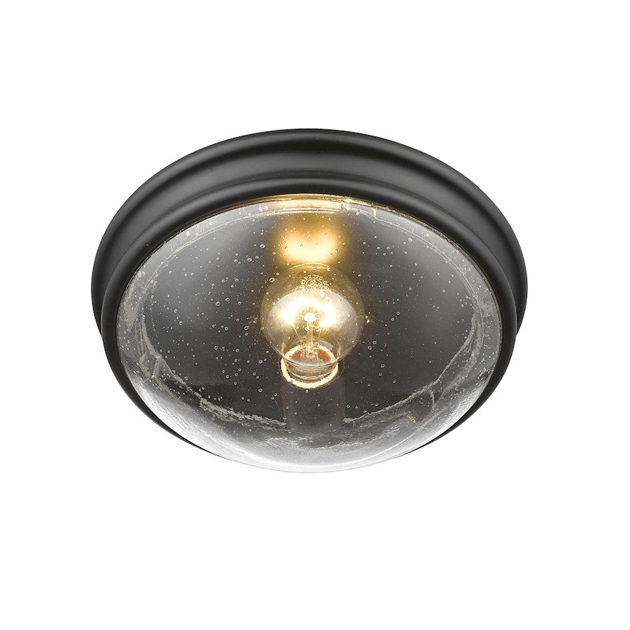 Millennium Lighting Flushmount with Clear Seeded Glass