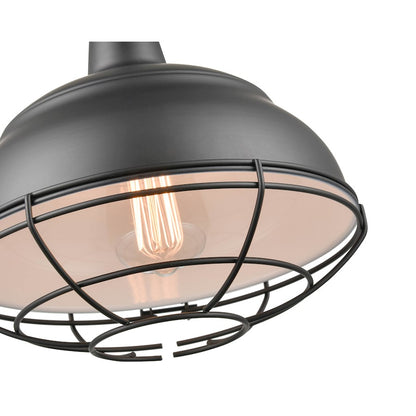 Millennium Lighting 1 Light Mini-Pendant, Matte Black - 5301-MB